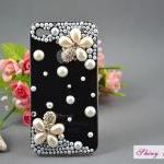 Unique Pearl Flower Iphone 4 Case, Cute Iphone..