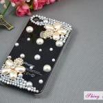 Unique Pearl Flower Iphone 4 Case, Cute Iphone..