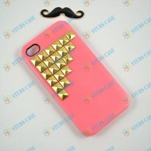 Studded Iphone 4 Case, Cool Gold Pyramid Studs..